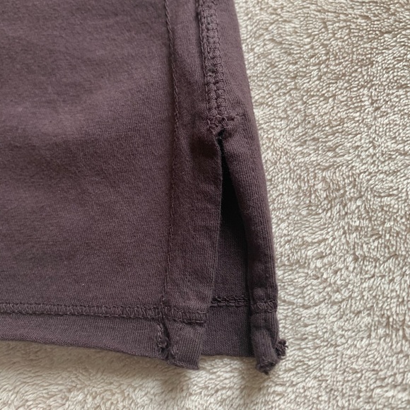 GAP low V-neck small casual brown shirt - Picture 5 of 7